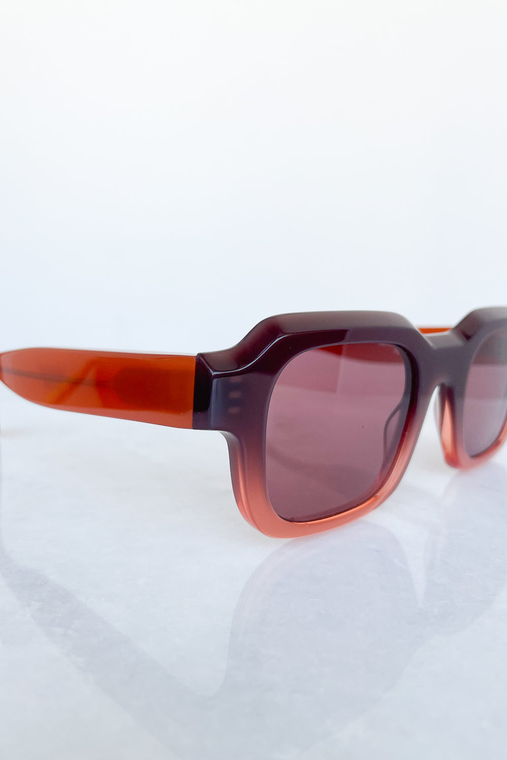 Midnight Rodeo x TL Vendetty Brown & Orange Sunglasses