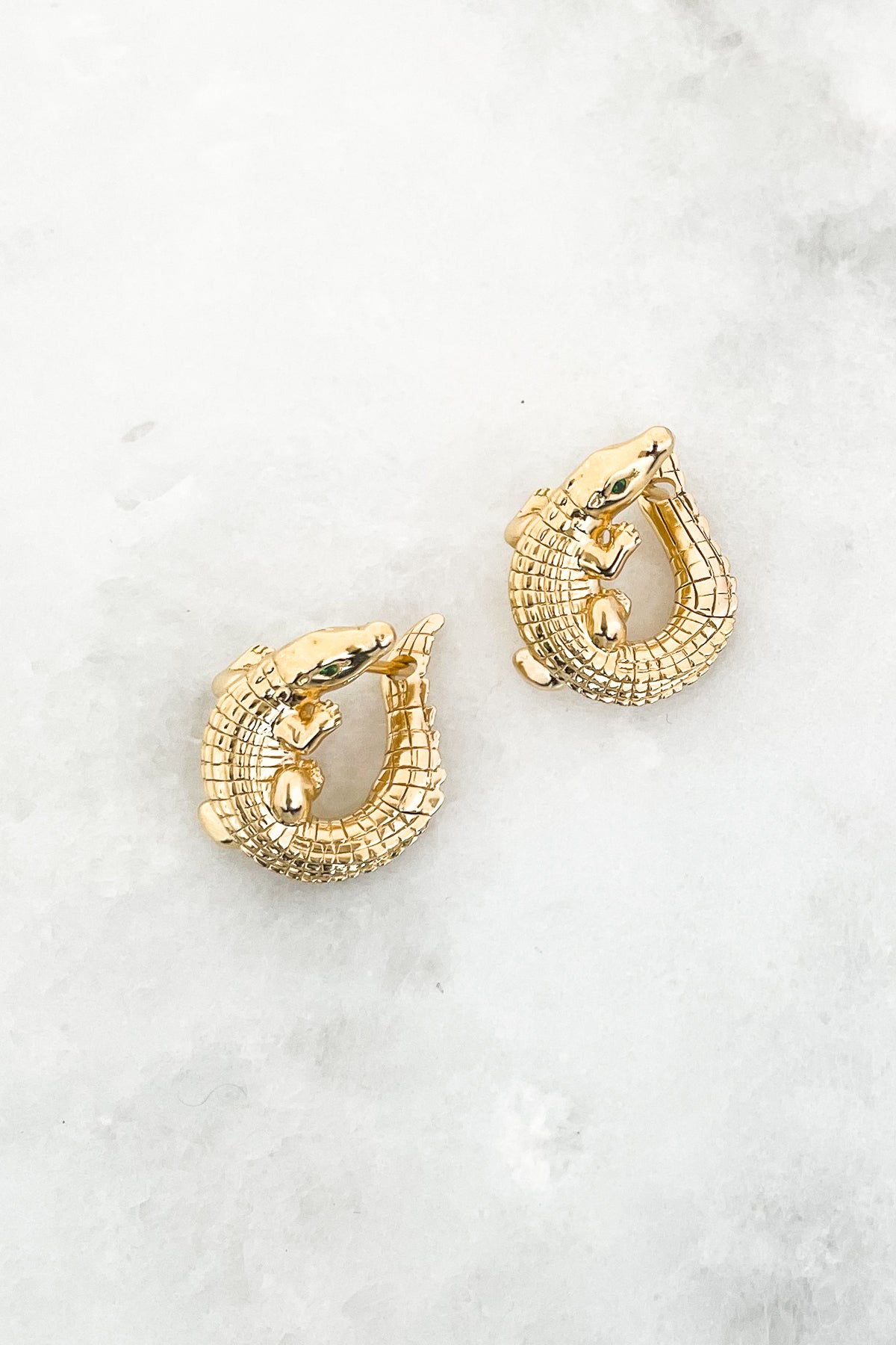 Alligator Twist Earring