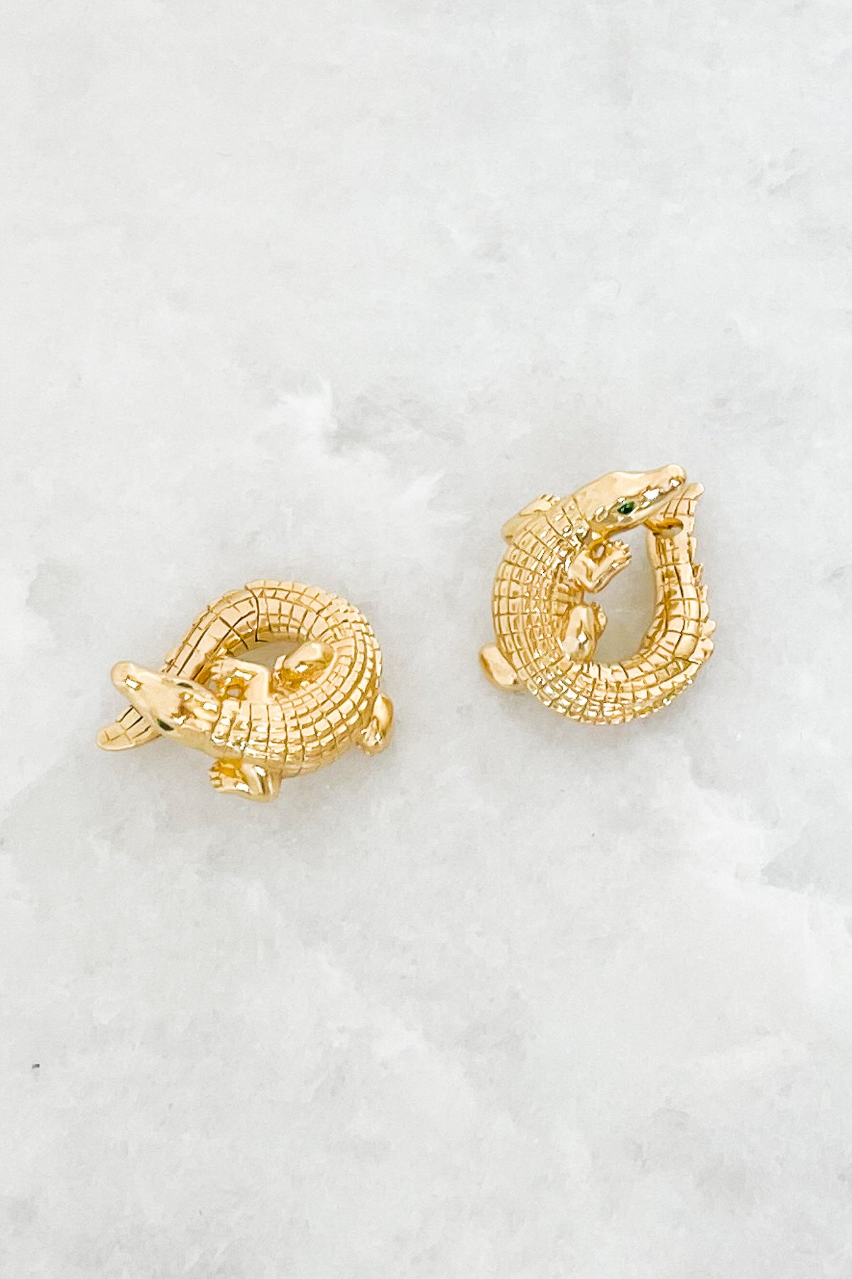 Alligator Twist Earring