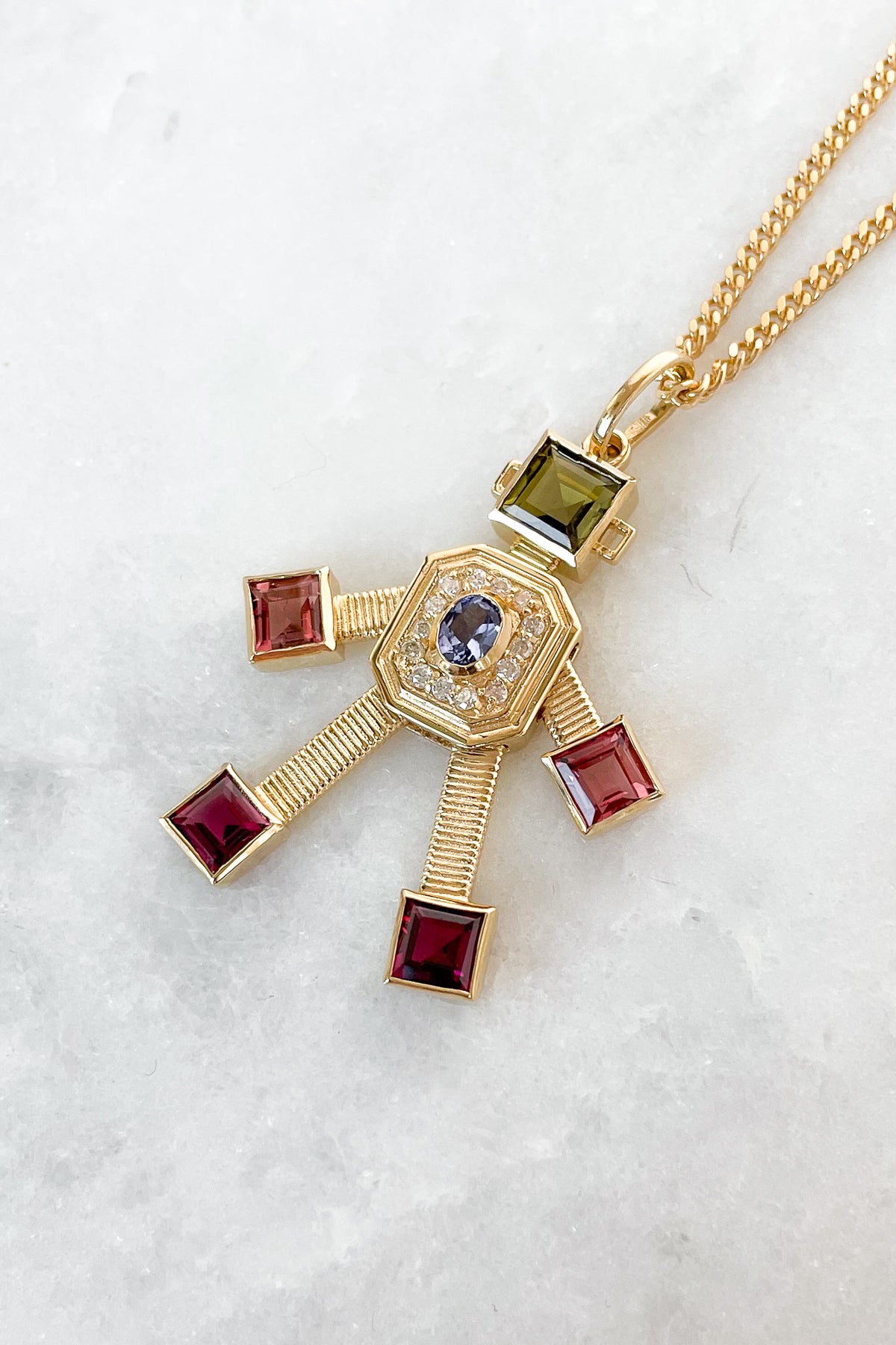 Cabaret Robot Necklace