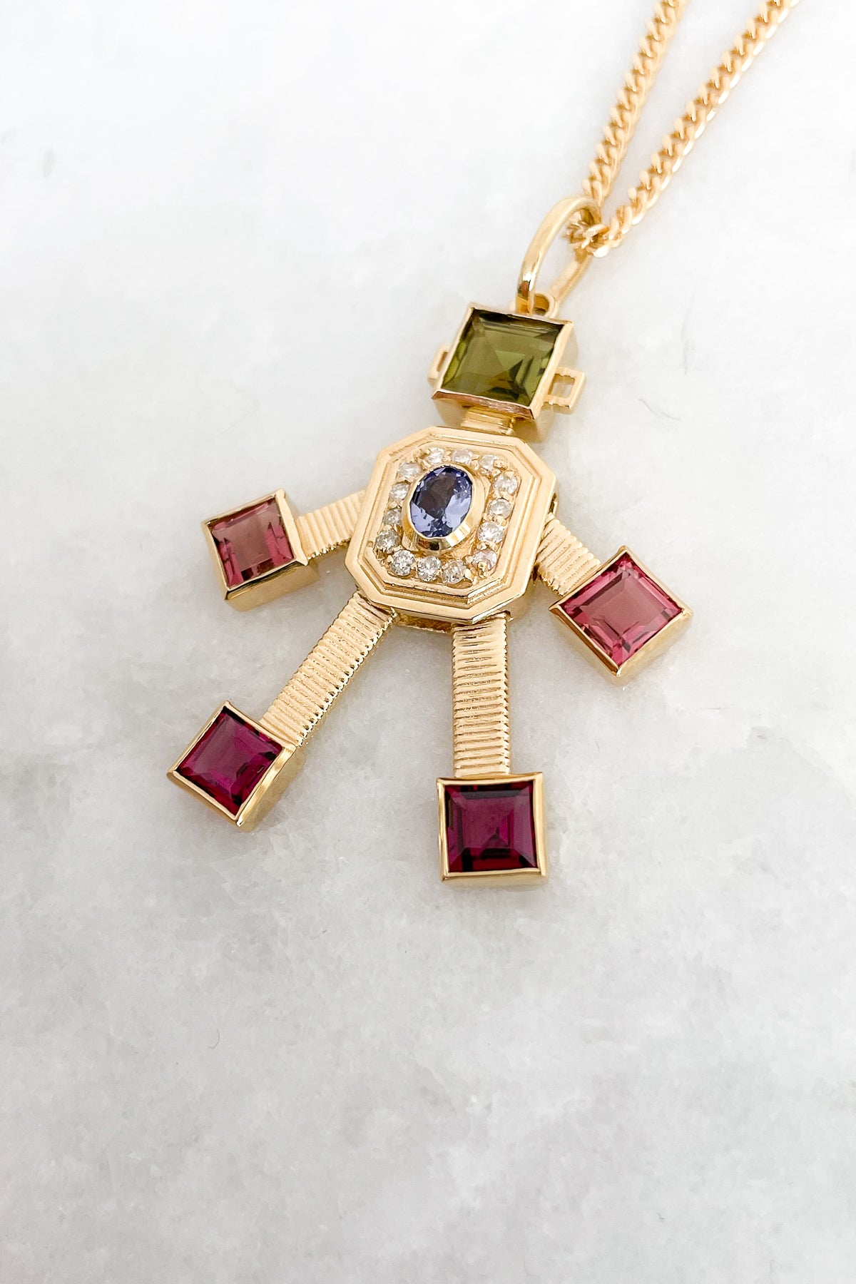 Cabaret Robot Necklace