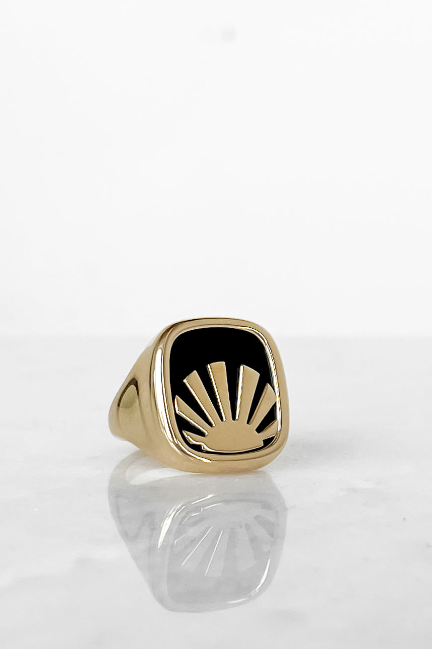 Bright Side Signet Ring