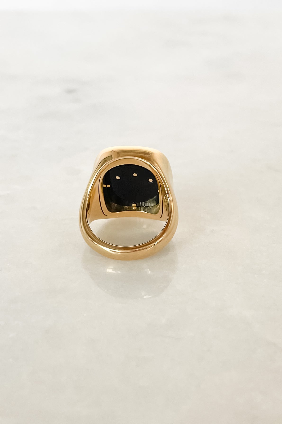 Bright Side Signet Ring